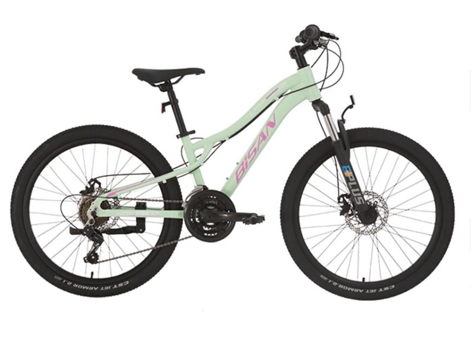 Bisan KDX 2800 MD 24 Jant 21 Vites Çocuk Dağ Bisikleti 2026 METALİK PEMBE